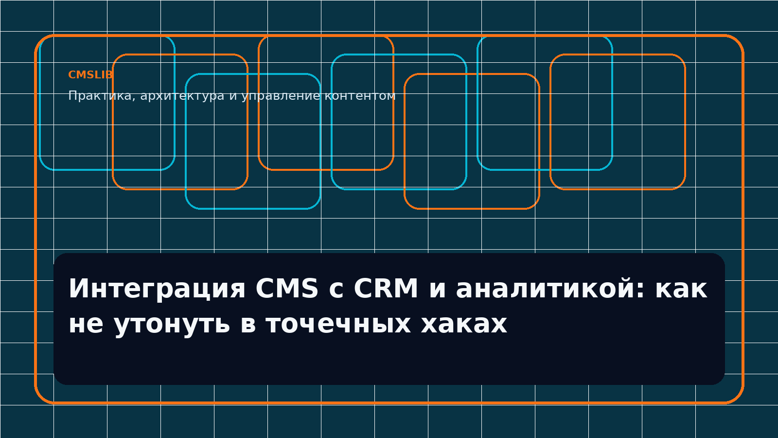 Интеграция CMS с CRM и аналитикой: как не утонуть в точечных хаках
